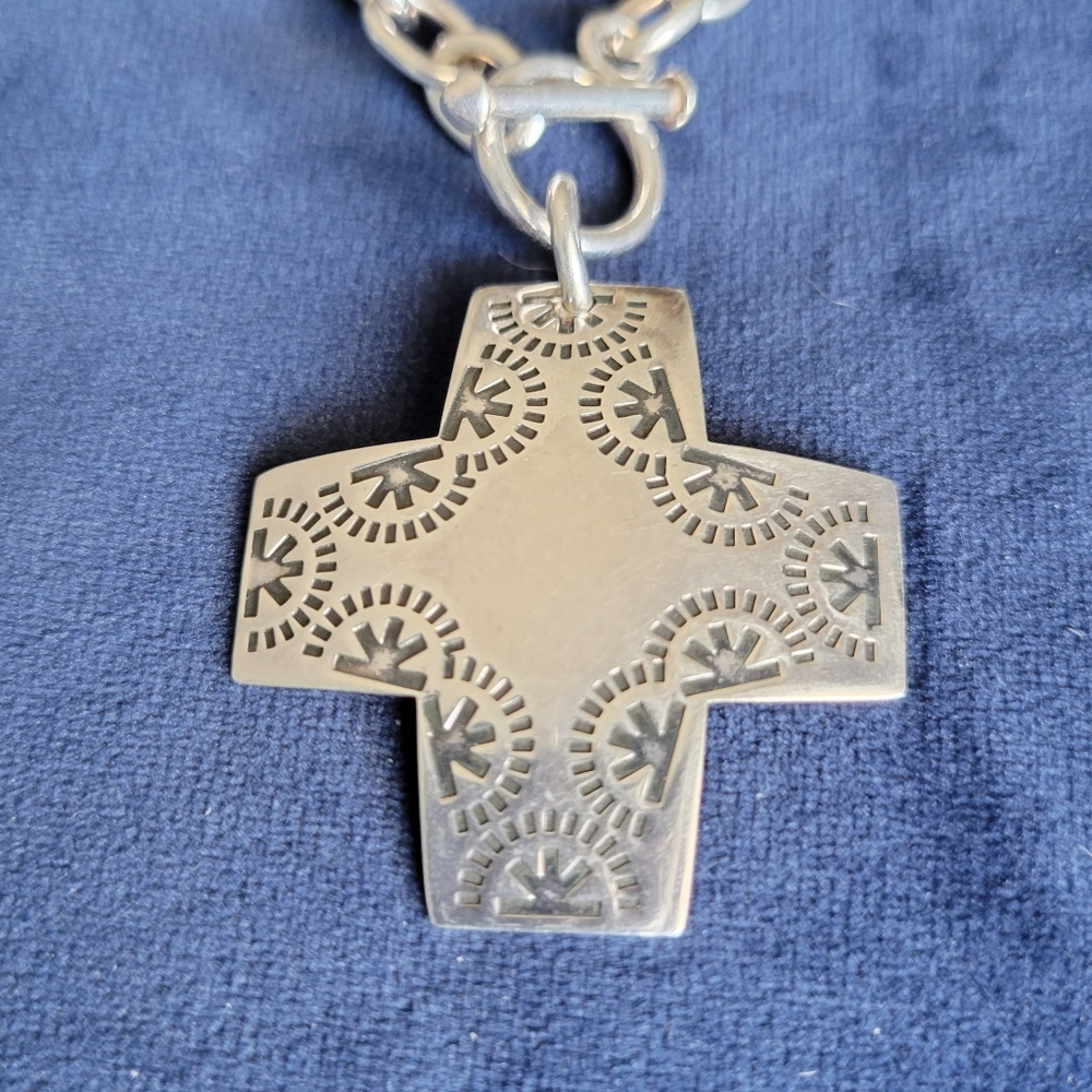Retired SILPADA Sterling Cross Necklace